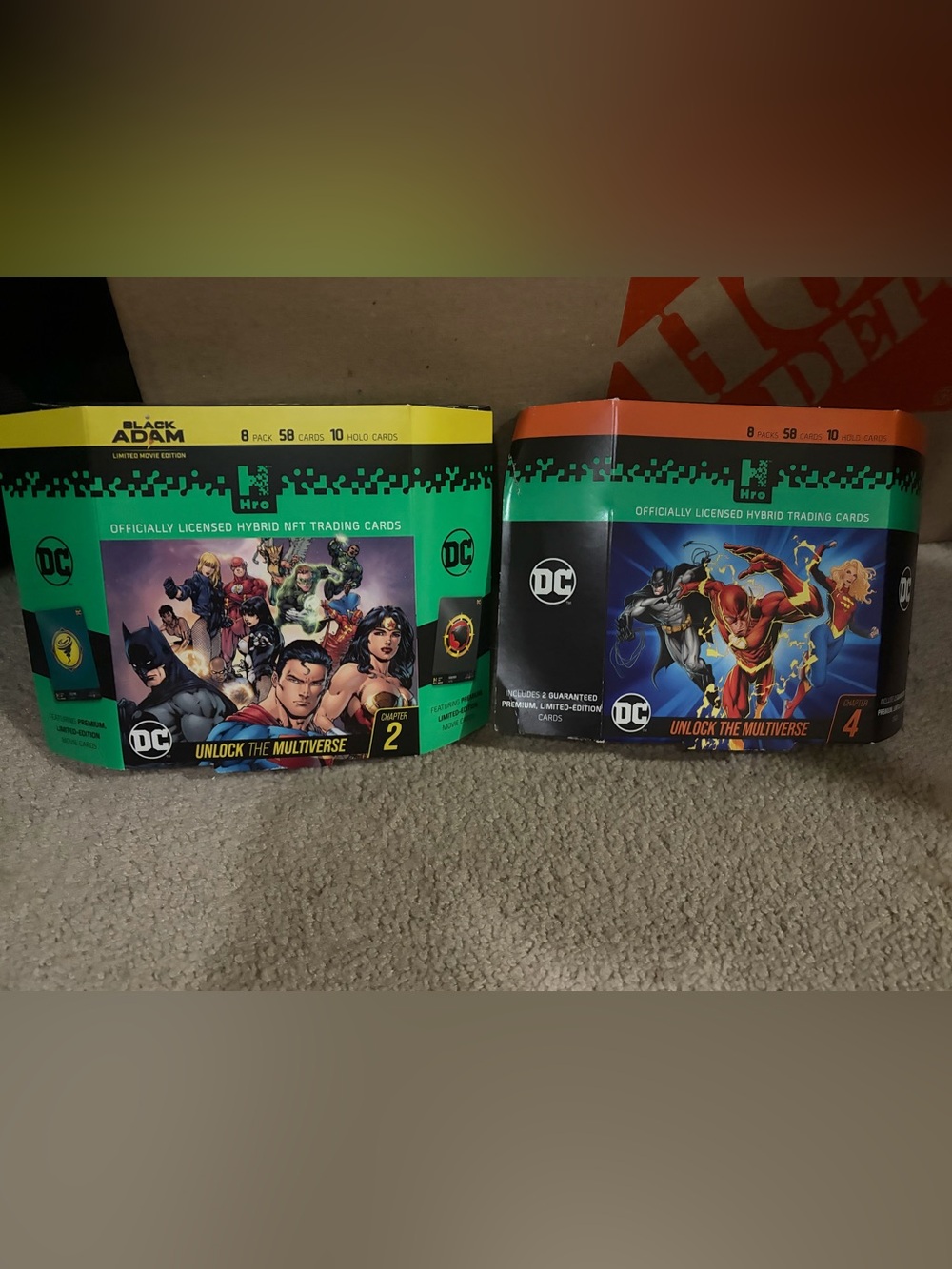 Dc unlock the multiverse trading cards two boxes!